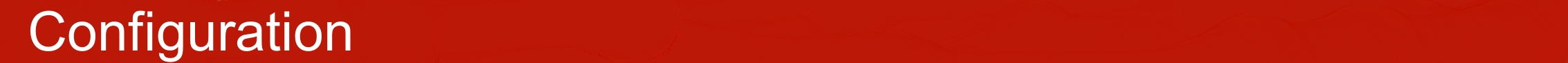 Configuration Конфигурация