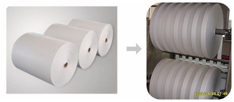 roll paper slitting machine Сквозь рулонная бумага