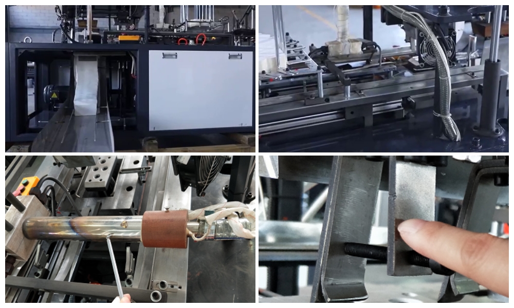 Автоматическая бумажная ланч -коробка формирования (механическая)