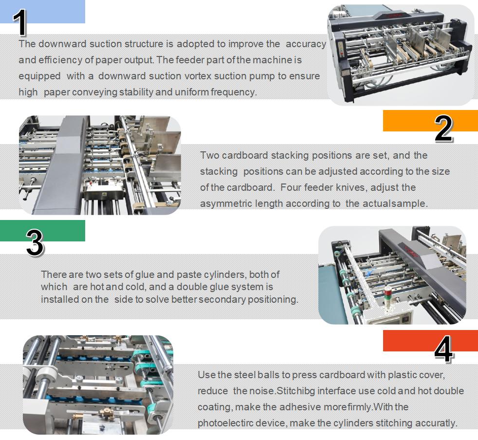 Полуавтоматическая высокоскоростная машина AB Gluer (одиночный)