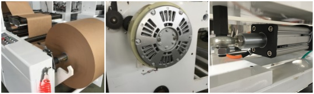 1 Аутоматический квадратный нижний бумажный пакет