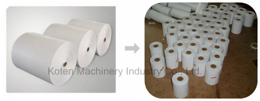 Бумага с разрезом и перемотки